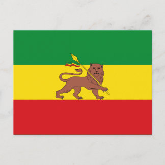 Oude Ethiopische vlag Briefkaart