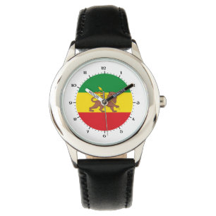 Oude Ethiopische vlag Horloge