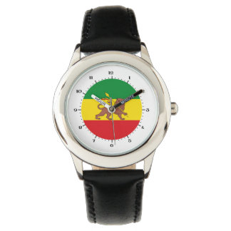 Oude Ethiopische vlag Horloge