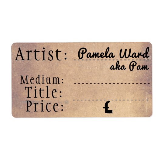 Oude etiketten (Voorkant)