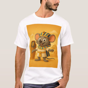Oude Farao Grafisch T-shirt Egyptische stijl R