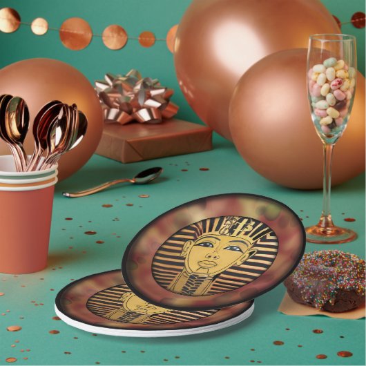 Oude farao koning papieren bordje (Multi)