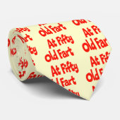 Oude Fart 50th Birthday Gifts Stropdas (Opgerold)