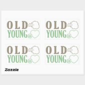 Oude Fart aangepaste stickers (Vel)