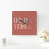 Oude Fart aangepaste wandklok Vierkante Klok (Huis)