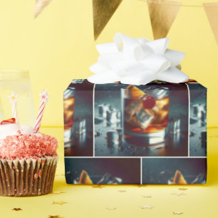 Oude fashioned Cocktail Cadeaupapier