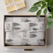 Oude Fashioned Elegance Franse Mode Tissuepapier (Geschenk)