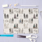 Oude Fashioned Elegance Franse Mode Tissuepapier (Craft)