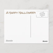 Oude Fashioned Halloween Witch Briefkaart (Achterkant)