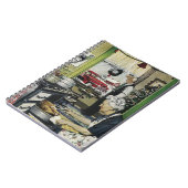 Oude Fashioned  Home Kitchen Kerstmis Notitieboek (Linkerzijde)