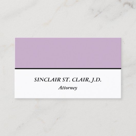 Oude Fashioned, Law Professional Visitekaartje (Voorkant)