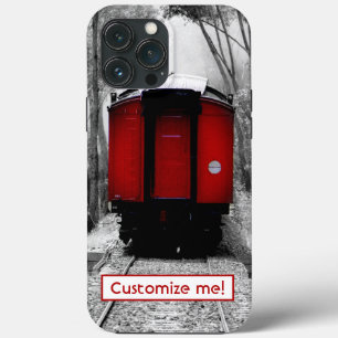Oude Fashioned Red Steam Train iPhone Case