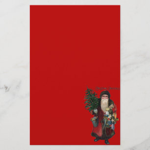 Oude Fashioned Santa Claus Briefpapier