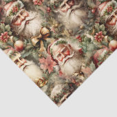 Oude Fashioned Santa's met Wreaten Tissuepapier (Detail)