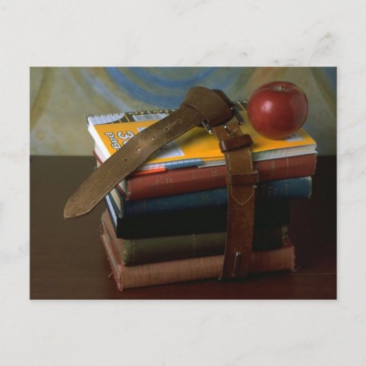 Oude Fashioned School Books Briefkaart (Voorkant)