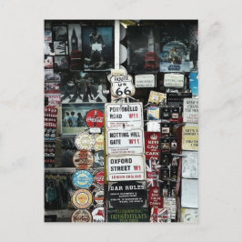 Oude fashioned signalen briefkaart