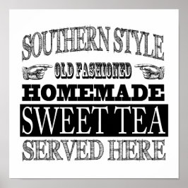Oude Fashioned Sweet Tea  Kijk Adverteren Poster