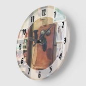 Oude Fashioned Telefoon Grote Klok (Hoek)