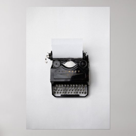Oude favoriete typemachine poster (Voorkant)
