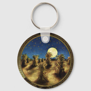 Oude feestdagen, een fijne Thanksgiving Day Sleutelhanger