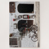 Oude fiets en winkel in Apulië Legpuzzel (Verticaal)