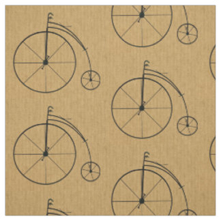 Oude fiets patroon stof