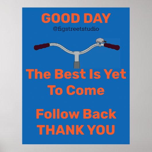 Oude fiets, voeg of geef tekstPoster toe uit Poster (Voorkant)