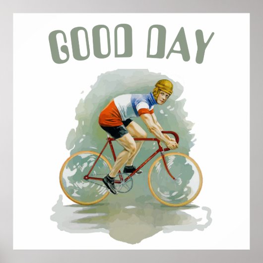 Oude fiets, voeg tekst Poster toe (Voorkant)