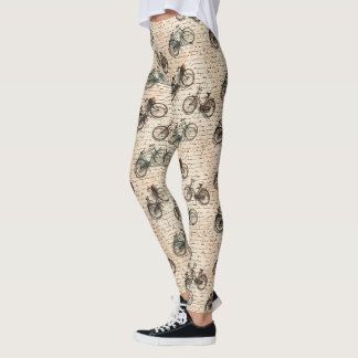 Oude fietsen brieven leggings