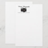 Oude filmcamera briefpapier (Voorkant / Achterkant)
