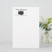 Oude filmcamera briefpapier (Staand voorkant)