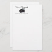 Oude filmcamera briefpapier (Voorkant / Achterkant)