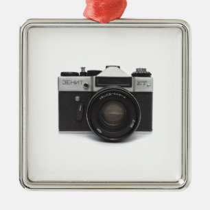 Oude filmcamera metalen ornament