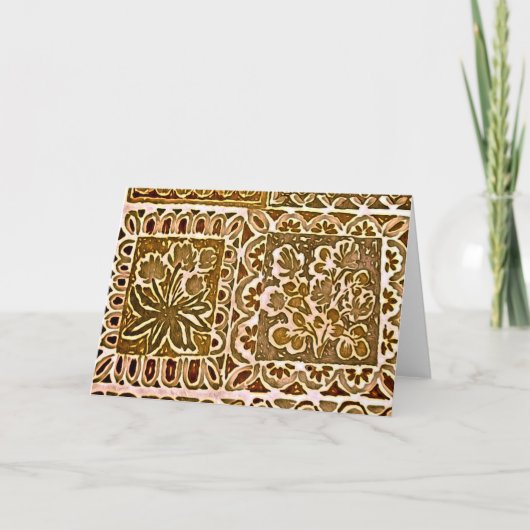 Oude Floral Kaart (Voorkant)