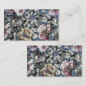 Oude Floral Visitekaartje (Voorkant / Achterkant)
