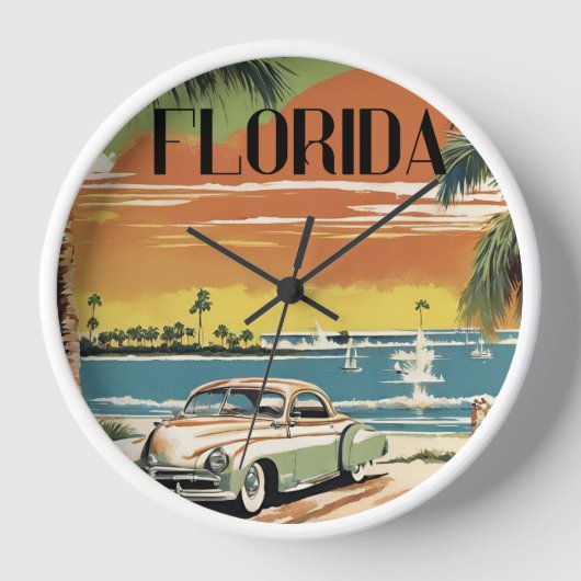 Oude Florida Wandklok (Voorkant)