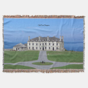 Oude Fort Niagara Barracks gooien deken