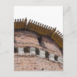 OUDE FORTRESS BOUW, RUSLAND STAD KOLOMNA BRIEFKAART