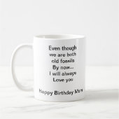 Oude Fossil Birthday Mok (Links)