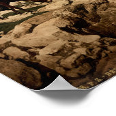 Oude foto van Bedouins in het Heilige Land Poster (Hoek)