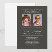 Oude foto's paren bruiloft Shower-uitvindingen Kaart (Voorkant / Achterkant)