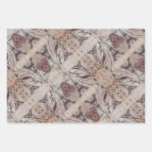 Oude Franse Vogel Botanische Eiffeltoren Parijs  Inpakpapier Vel (Voorkant 3)