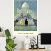 Oude Franstalige tapijten: Ze lopen zij aan zij Poster (Thuiskantoor)