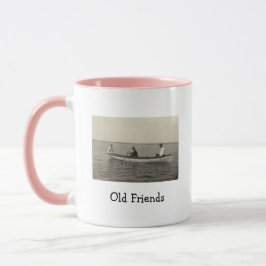 Oude Friends Boating Antiek Photo Coffee Mok
