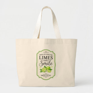 Oude Fruit Quote Grote Tote Bag