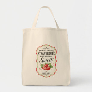 Oude Fruit Quote Tote Bag