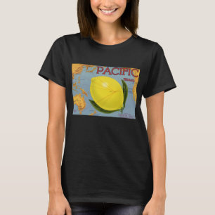 Oude Fruitkrat Label Kunst Pacifische Citroen Sina T-shirt