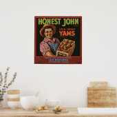  oude fruitkratenetiketten poster (Keuken)