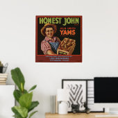  oude fruitkratenetiketten poster (Thuiskantoor)