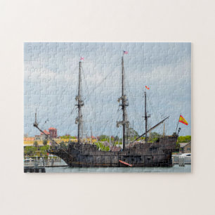 Oude Galleon Ship Florida. Legpuzzel